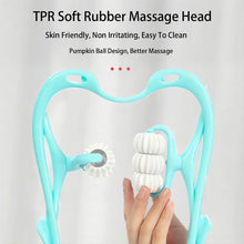 NECK SHOULDER MASSAGER, PORTABLE RELIEVING THE BACK FOR MEN RELIEVING THE WAIST WOMEN (1PC)