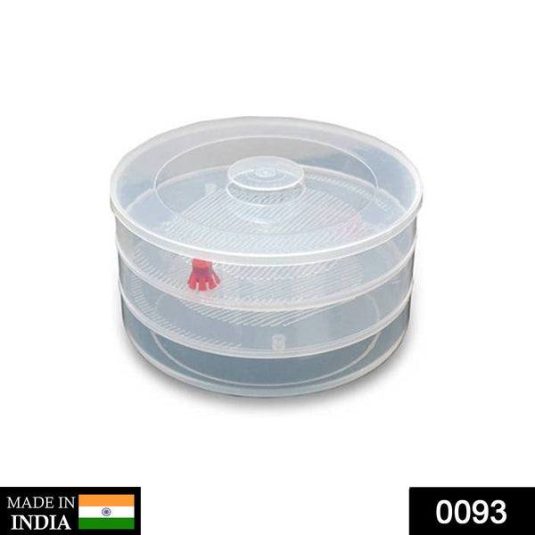 093 Plastic 3 Compartment Sprout Maker, White shopistore