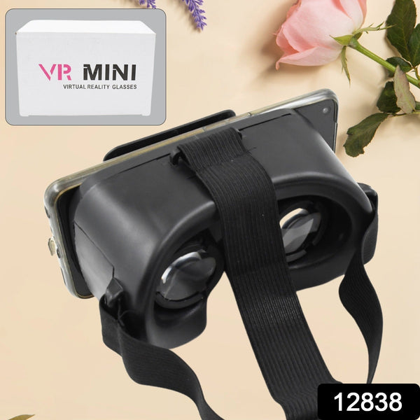 12838 3D VR Glasses Virtual Reality Goggles Headset for All Smartphone VR Goggles-For 3D VR Movies Video Games (1 Pc)