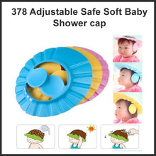 0378 Adjustable Safe Soft Baby Shower cap Shopistore