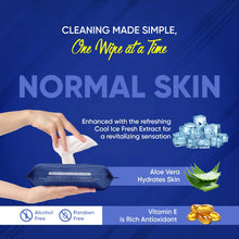 Refreshing Wet Wipes for Face | Facial Cleansing | Refreshing & Skin Hydration| Soothing for skin | pH Balance & Alcohol Free | Nourishing with Fruit extract | 25 Wipes