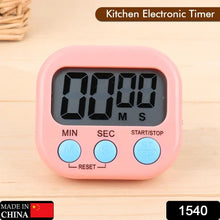 1540  Digital Kitchen Timer Clear Big Digits 0-99 Min for Cooking Office Clock