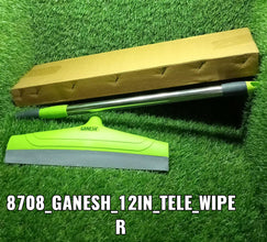 8708 Ganesh Telescopic Bathroom Wiper 12 Inch (30 cm) 