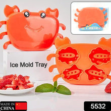 5532 Crab Ice Mold Household Ice Cream Mold Popsicle Mold Silicone Ice Cream Popsicle Children's Ice Box Popsicle Box (1 Pc)