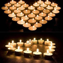 1222  Festival Decorative - LED Tealight Candles (White, 24 Pcs)